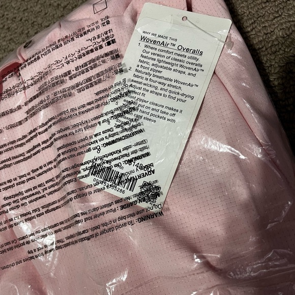 Lululemon | Size 8 WovenAir Overalls *Strawberry Milkshake - Picture 7 of 9